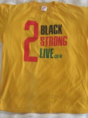 2 Live Crew Luke Records Vintage Hip Hop Rap Tee Shirt 1989
